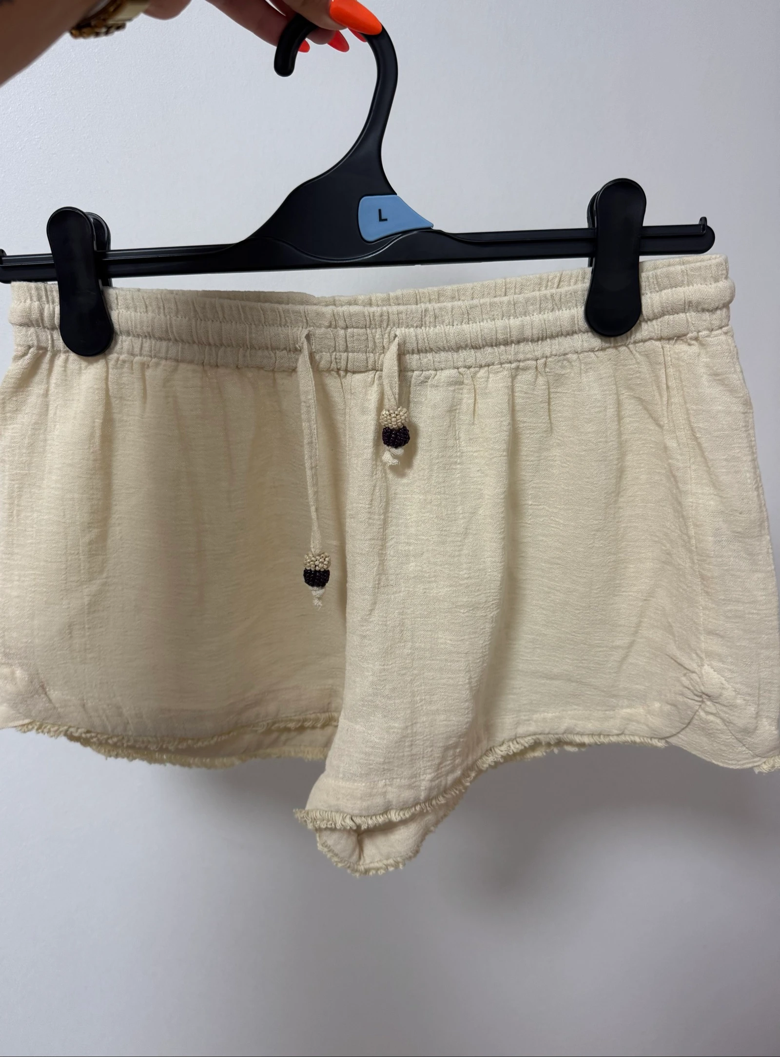 Beige linnen short – photo 8